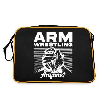 Arm wrestler - Retro Bag - black/gold - Back