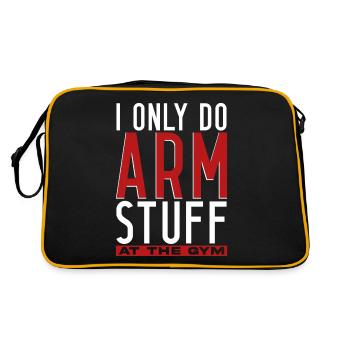 Arm wrestling arm wrestler - Retro Bag - black/gold - Back