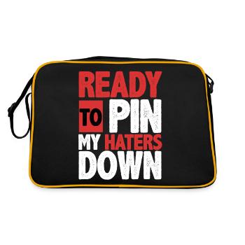Arm wrestling arm wrestler - Retro Bag - black/gold - Back