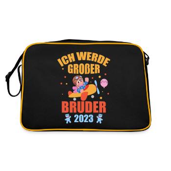 Ich Werde Großer Bruder 2023 - Sac Retro - noir/or - Dos