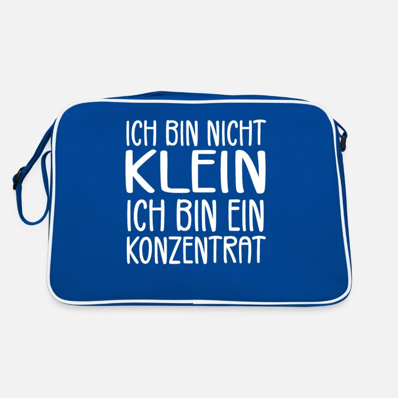 Ich bin nicht klein Ich bin ein Konzentrat Sac Retro
