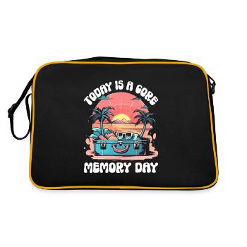 Today Is A Core Memory Day Families Groups - Retro Bag - black/gold - Back