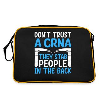 Anesthesiologist Anesthesiology - Retro Bag - black/gold - Back