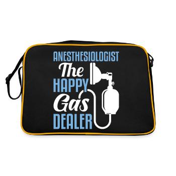 Anesthésiologie - Sac Retro - noir/or - Dos