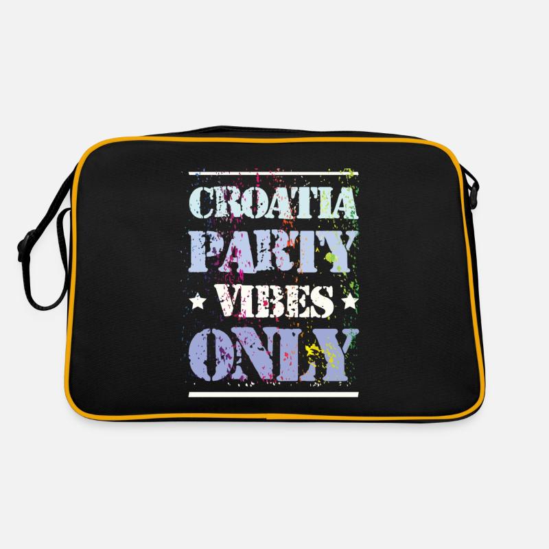 Croatia Party Vibes Retro Bag