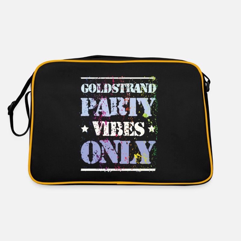 Golden Sands Party Vibes Retro Bag