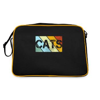 Chat Rétro - Sac Retro - noir/or - Dos