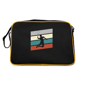 Badminton Rétro - Sac Retro - noir/or - Dos