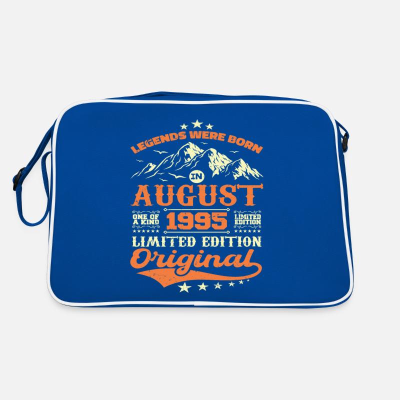 Août 1995 Anniversaire 1995 légendes Août Sac Retro