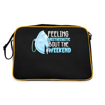 Anesthesiologist Anesthesiology - Retro Bag - black/gold - Back