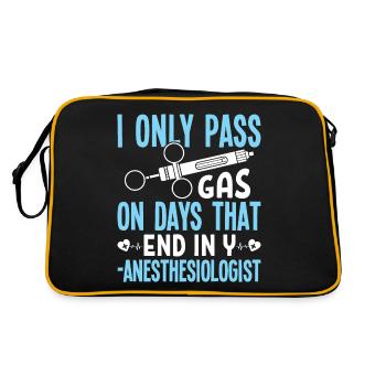 Anesthesiology - Retro Bag - black/gold - Back
