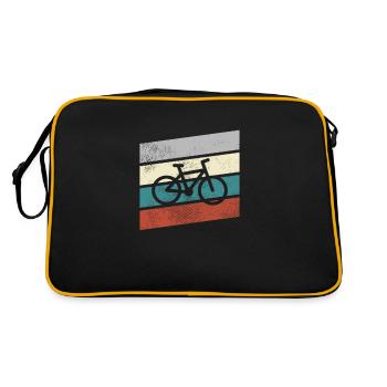 Vélo Rétro - Sac Retro - noir/or - Dos
