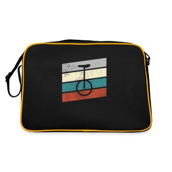 Rétro monocycle - Sac Retro - noir/or - Dos