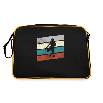 Football Rétro - Sac Retro - noir/or - Dos