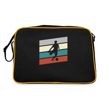 Football Rétro - Sac Retro - noir/or - Dos