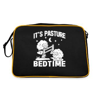Farmer Farmer Lamb Farmer Sleep Country Egg Sheep - Retro Bag - black/gold - Back