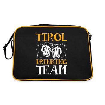 Tirol Drinking Team - Retro Bag - black/gold - Back
