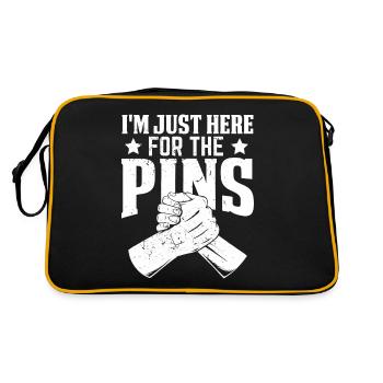 Arm wrestling arm wrestler - Retro Bag - black/gold - Back