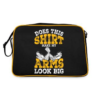 Arm wrestling arm wrestler - Retro Bag - black/gold - Back