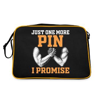 Arm wrestling arm wrestler - Retro Bag - black/gold - Back