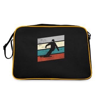 Ski Rétro - Sac Retro - noir/or - Dos