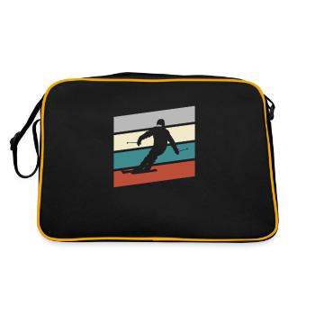 Ski Rétro - Sac Retro - noir/or - Dos