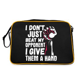 Arm wrestling arm wrestler - Retro Bag - black/gold - Back