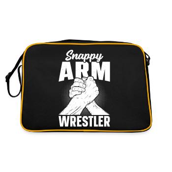 Arm wrestling - Retro Bag - black/gold - Back