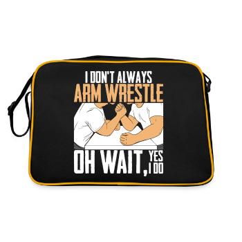 Arm wrestling arm wrestler - Retro Bag - black/gold - Back