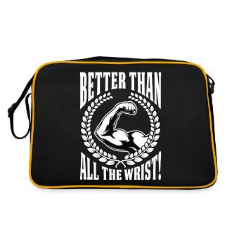 Arm wrestling arm wrestler - Retro Bag - black/gold - Back