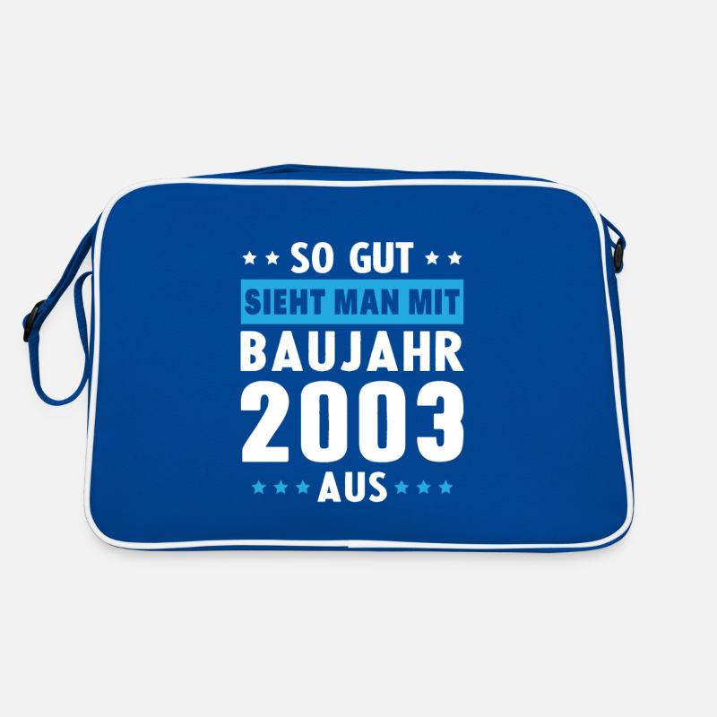 Geschenk Geburtstag 2003 Frau Mann Geschenkidee Retro Tasche