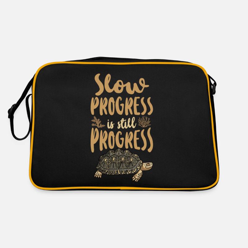 Sea Turtle Tortoise Slow Progress Retro Tasche