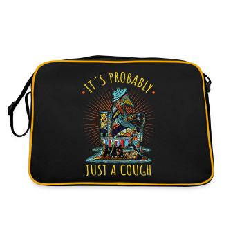 Médecin, médecin, étudiant en médecine, diplômé - Sac Retro - noir/or - Dos
