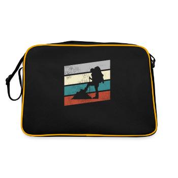 Randonnée Rétro - Sac Retro - noir/or - Dos