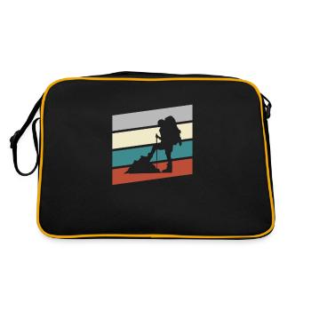 Randonnée Rétro - Sac Retro - noir/or - Dos