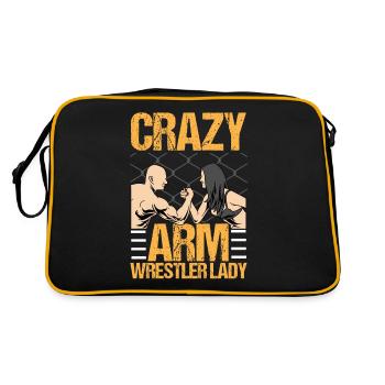 Arm wrestling - Retro Bag - black/gold - Back