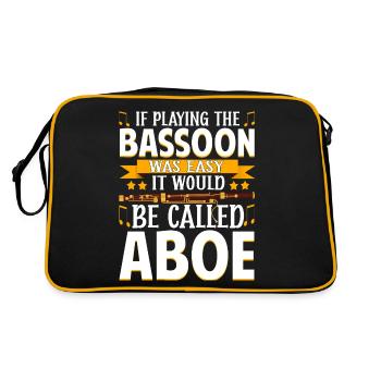 Bassoonist - Retro Bag - black/gold - Back