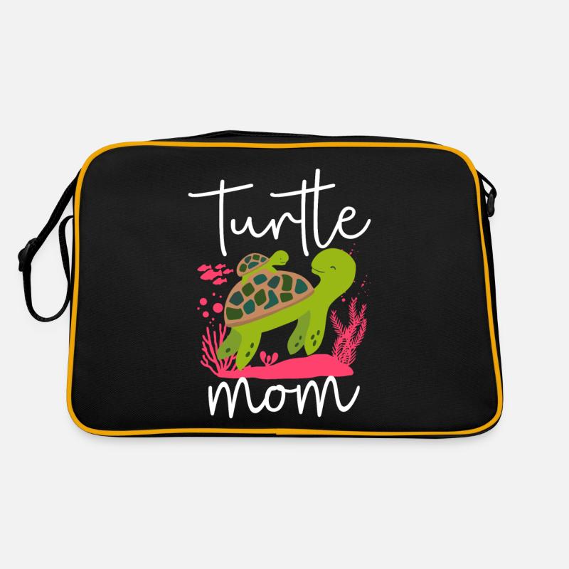 Sea Turtle Tortoise Mom Turtle Mom Retro Tasche