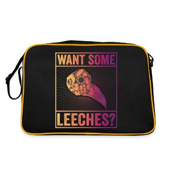 Médecin, médecin, étudiant en médecine, diplômé - Sac Retro - noir/or - Dos