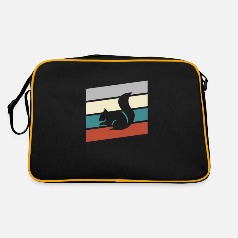 Eichhörnchen Retro Retro Tasche