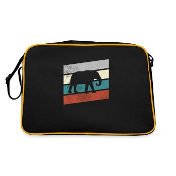 Éléphant Rétro - Sac Retro - noir/or - Dos