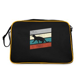 Chat Rétro - Sac Retro - noir/or - Dos
