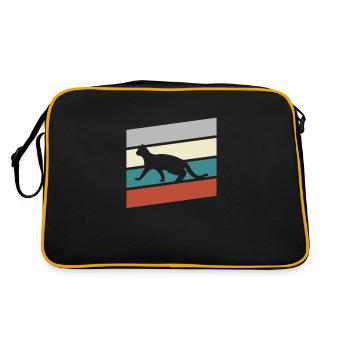 Chat Rétro - Sac Retro - noir/or - Dos