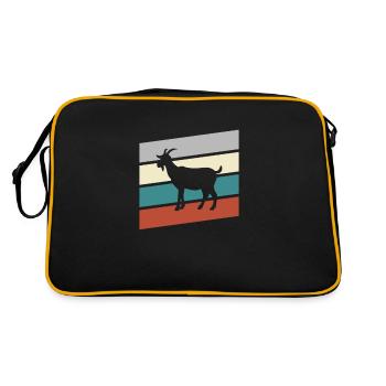 Chèvre Rétro - Sac Retro - noir/or - Dos
