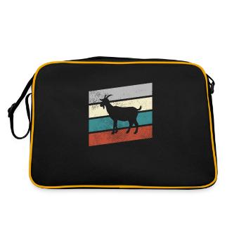 Chèvre Rétro - Sac Retro - noir/or - Dos