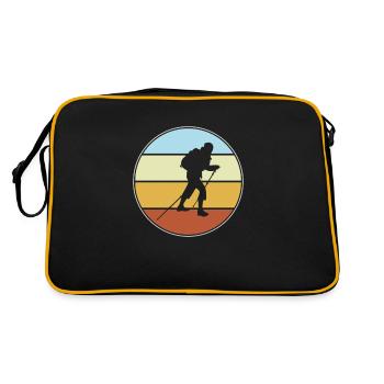 Randonnée Rétro - Sac Retro - noir/or - Dos