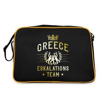 Greece Escalation - Retro Bag - black/gold - Back
