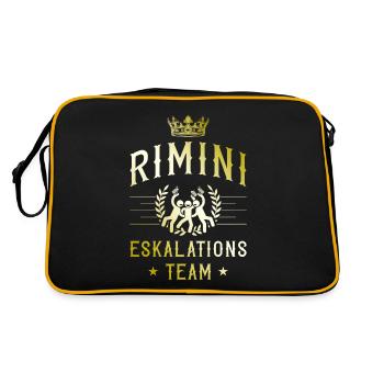 Rimini Escalation - Retro Bag - black/gold - Back