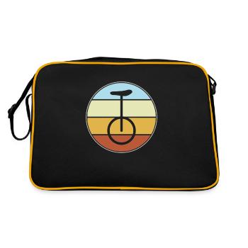 Rétro monocycle - Sac Retro - noir/or - Dos