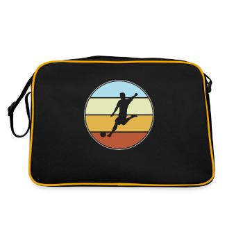 Football Rétro - Sac Retro - noir/or - Dos